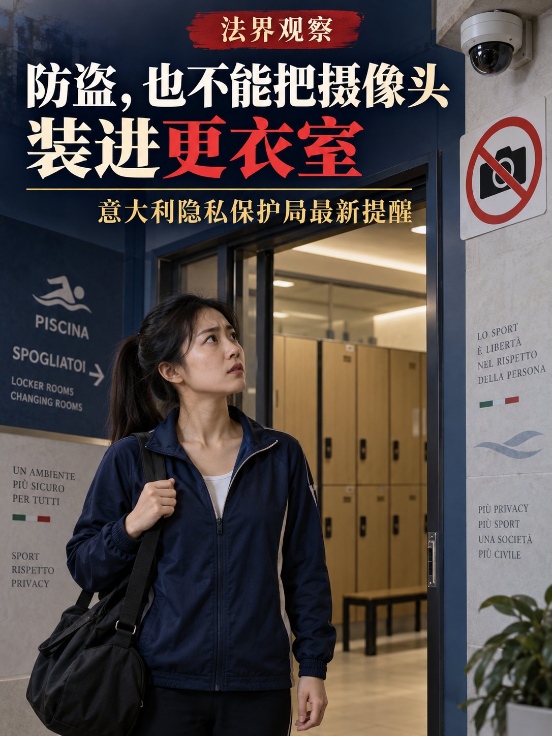 防盗，也不能把摄像头装进更衣室