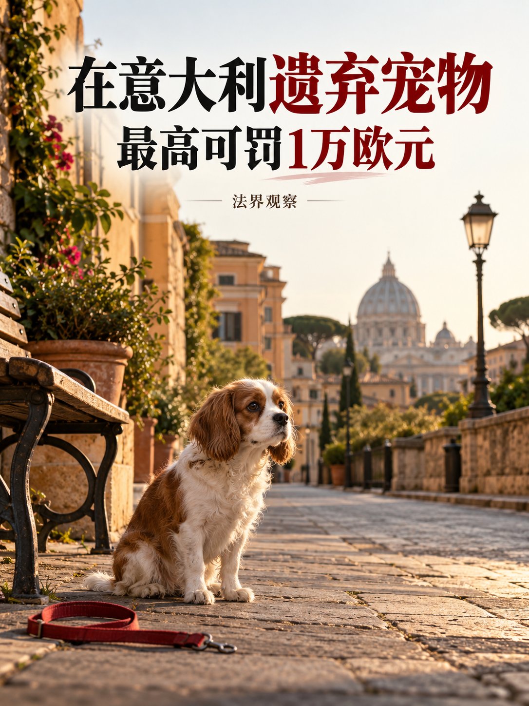 在意大利遗弃宠物，最高可罚1万欧元