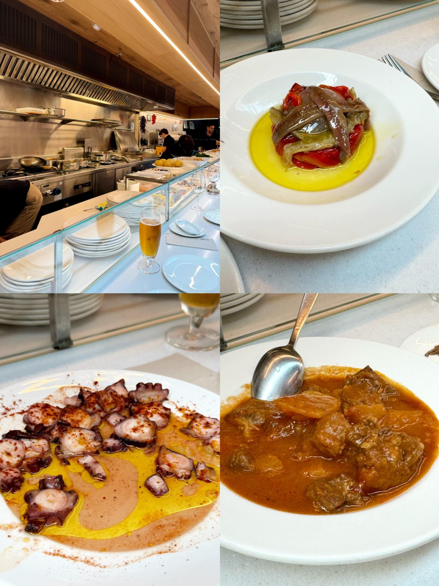 巴塞罗那+马德里美食合集｜市场板前、全球第四披萨、流心巴斯克、瓦罐炖菜