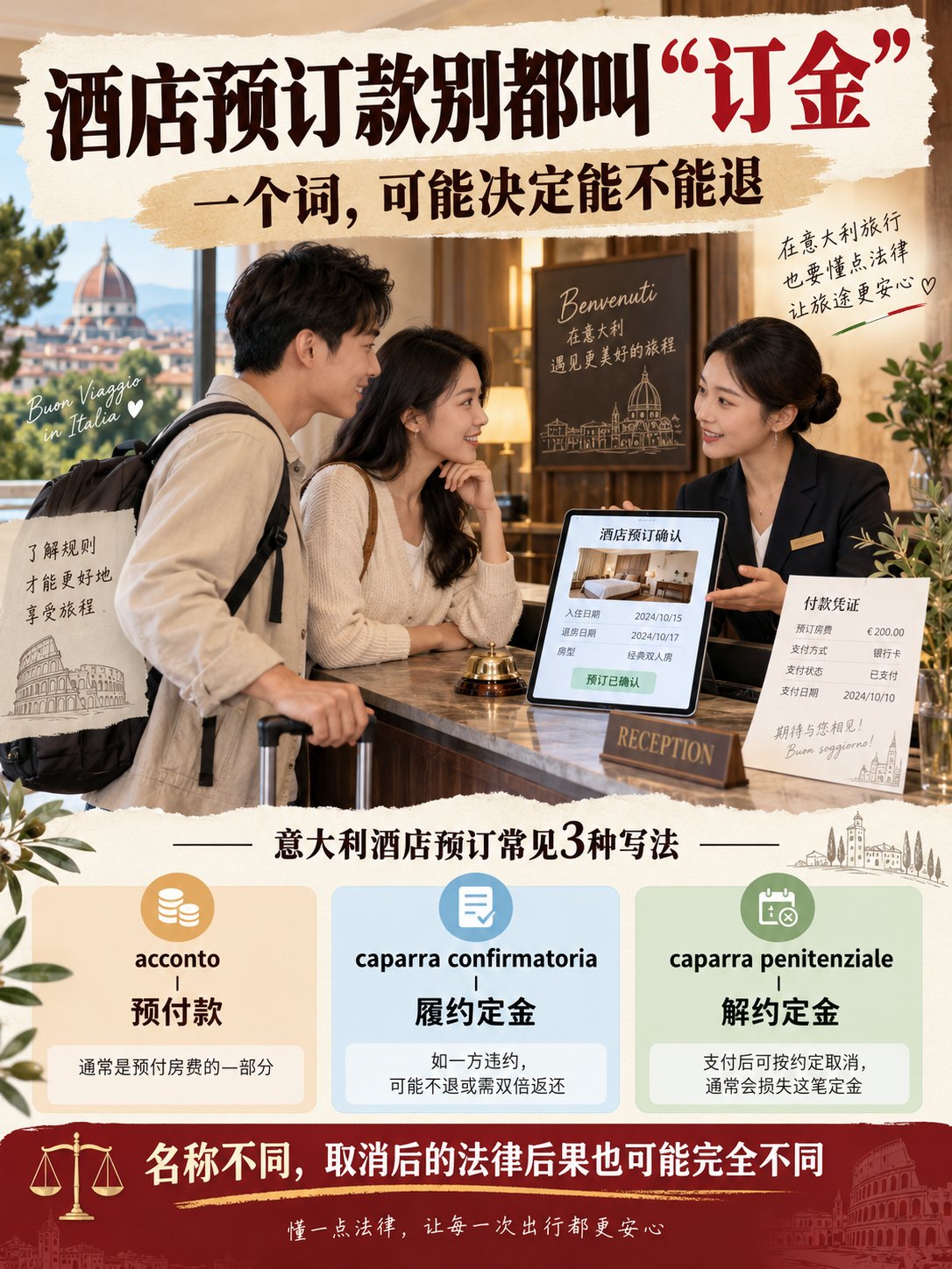 酒店预订款别都叫“订金”，一个词可能决定能不能退