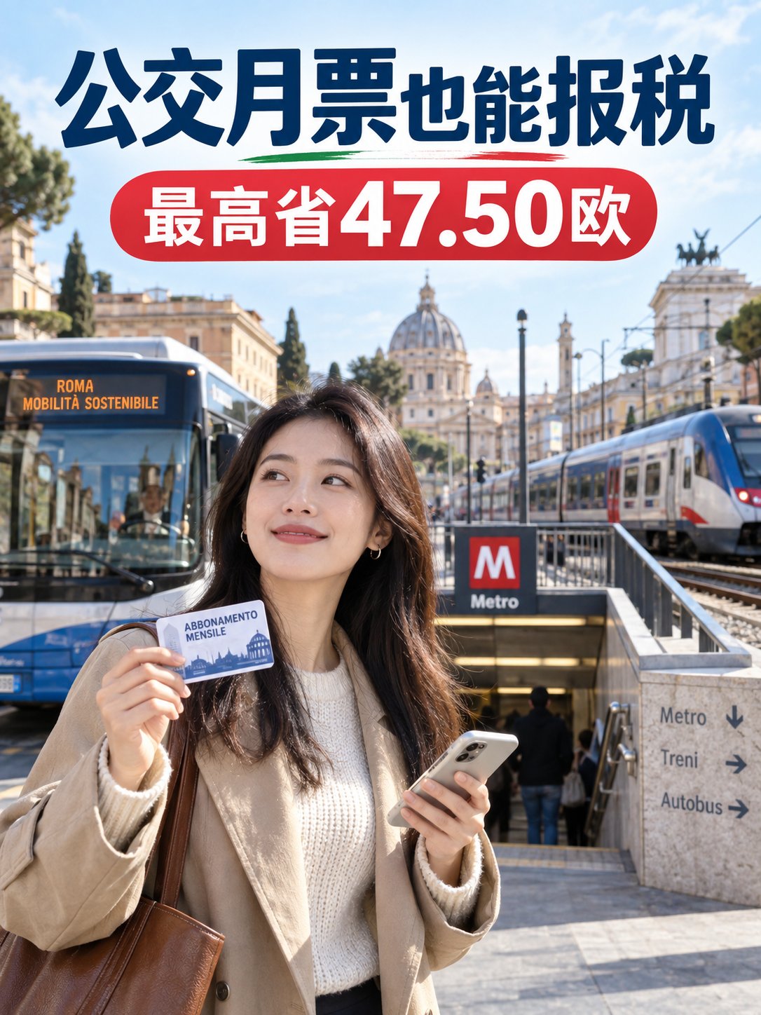 公交月票也能报税，最多省47.50欧