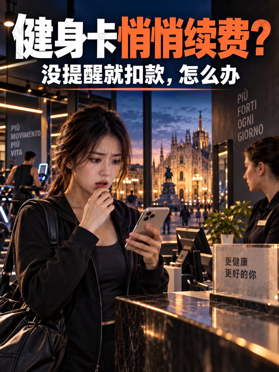 健身房会员悄悄续费？没提前提醒，可以这样处理