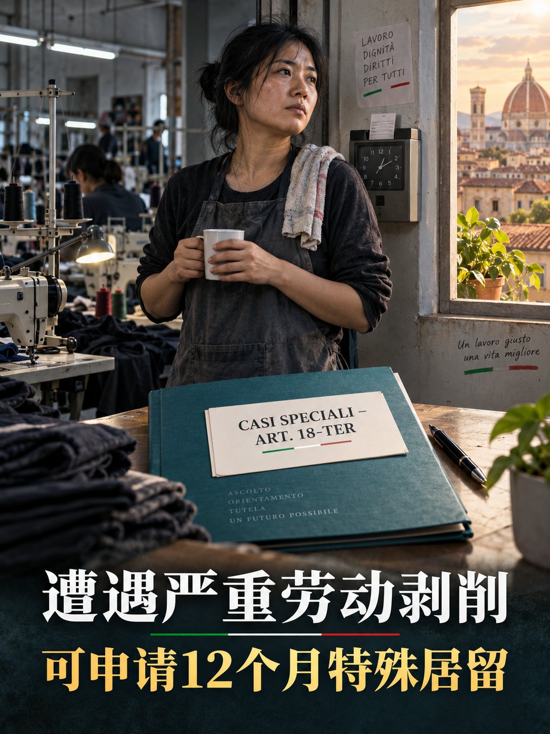 遭遇严重劳动剥削，可申请12个月特殊居留