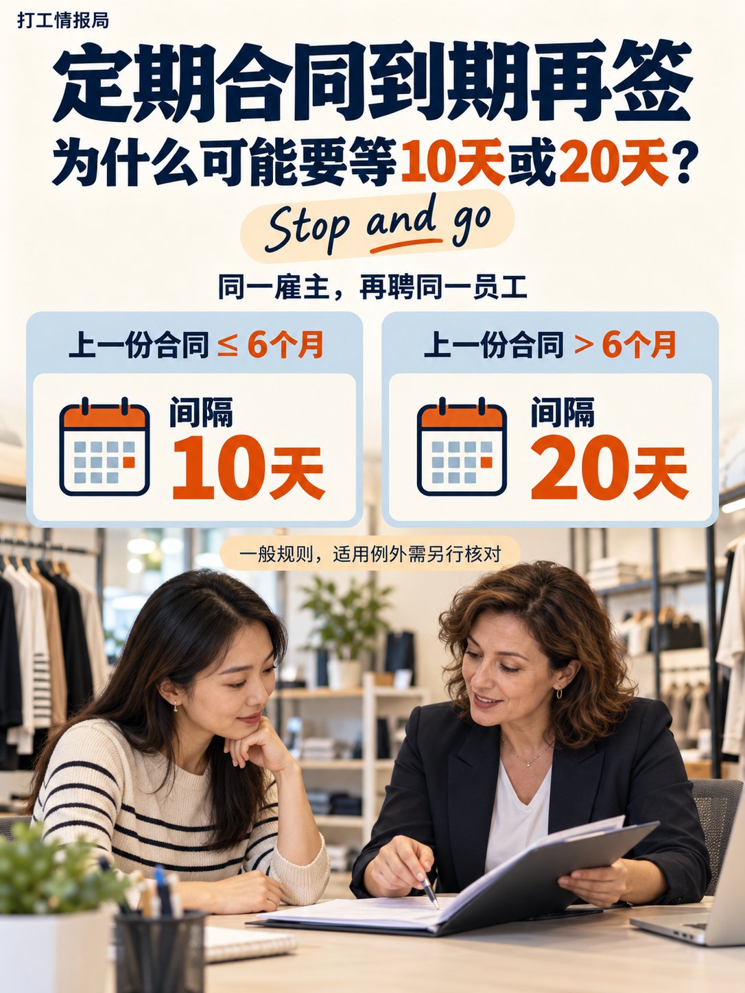 定期合同到期再签，为什么可能要等10天或20天？