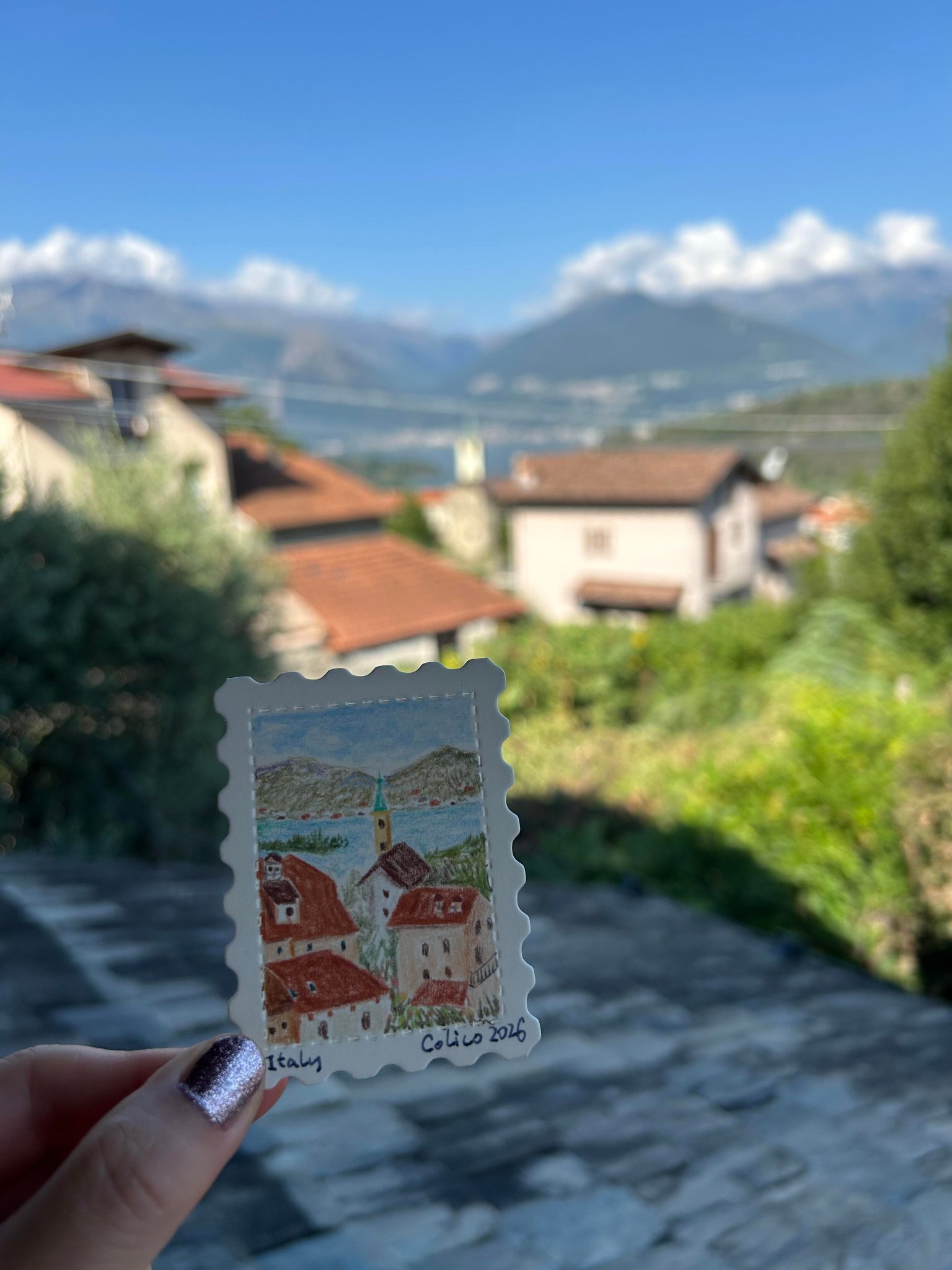 用彩铅记录意大利｜纸张上的夏天，旅行的另一种方式