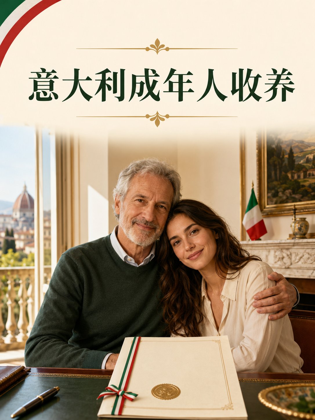 意大利成年人收养：成年子女不同意，法院也不能批准