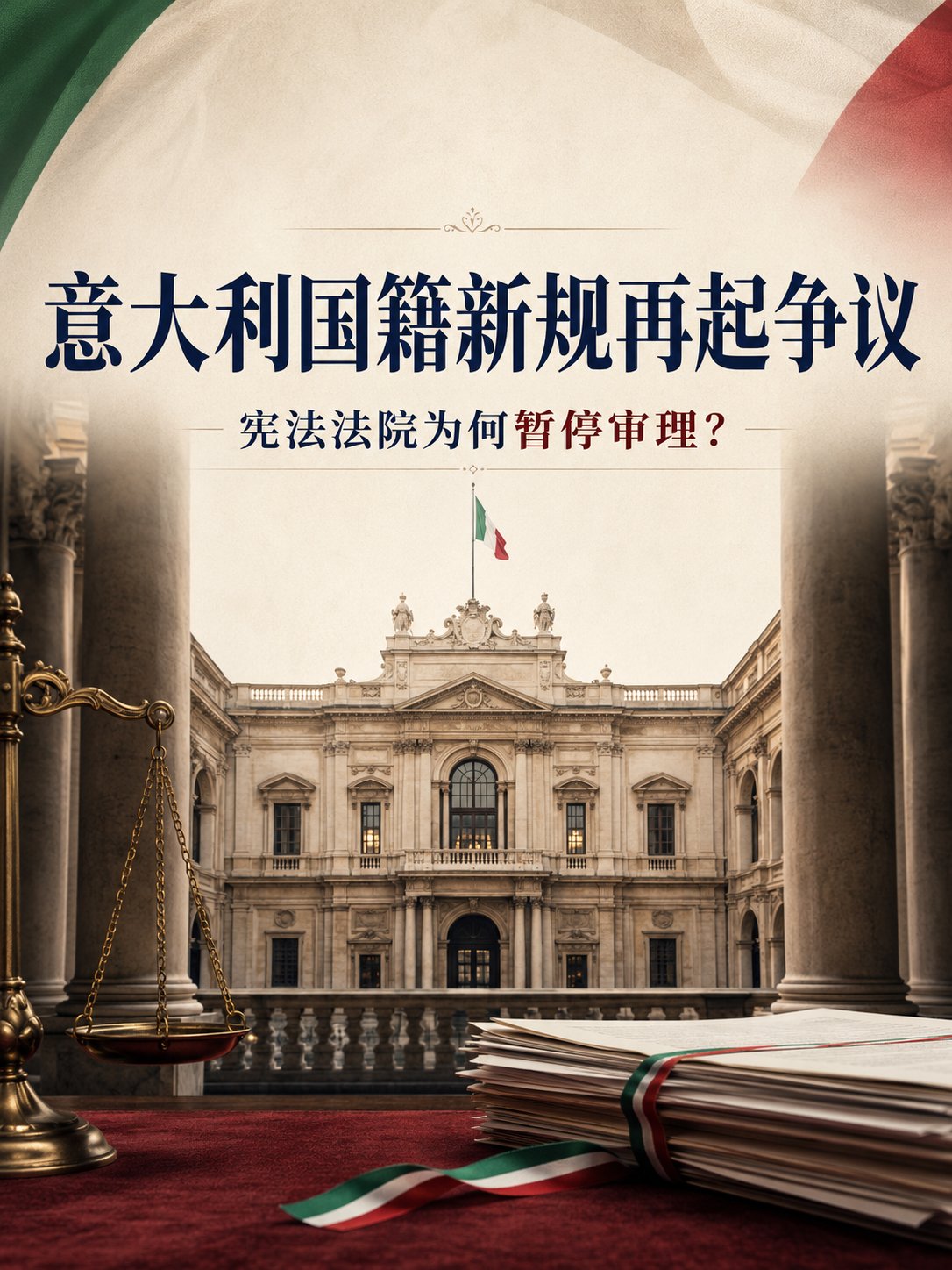 意大利国籍新规再起争议：宪法法院为何暂停审理？