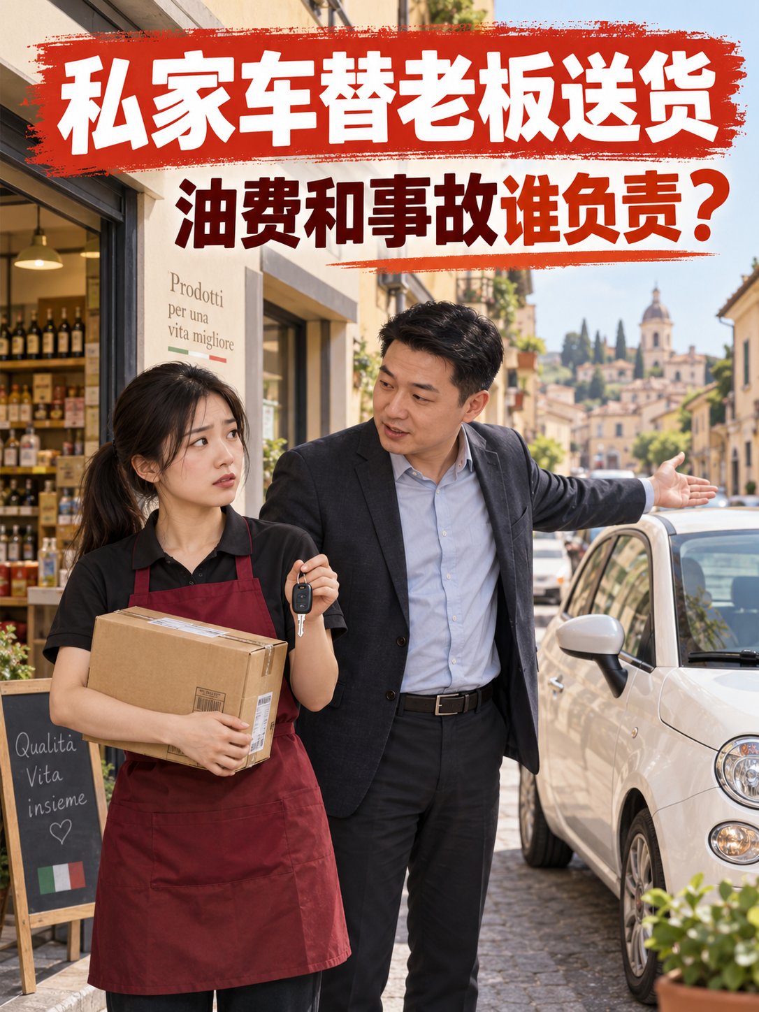 老板让你开私家车送货，油费和事故谁负责？