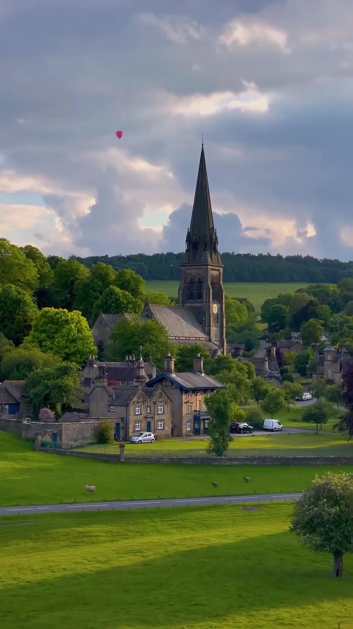 英国 Edensor 小镇｜英国最美村庄，梦中仙境