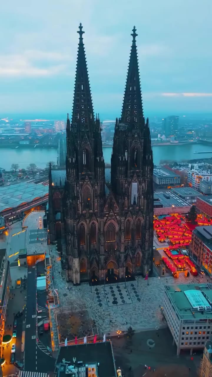 德国科隆大教堂｜原来哥特式建筑这么震撼⛪️