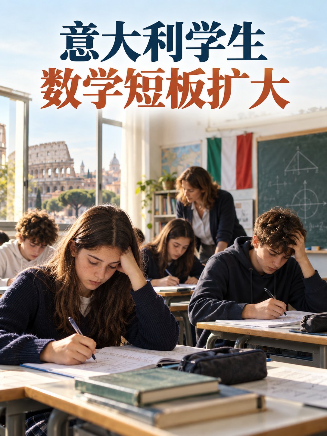 意大利学生数学短板扩大