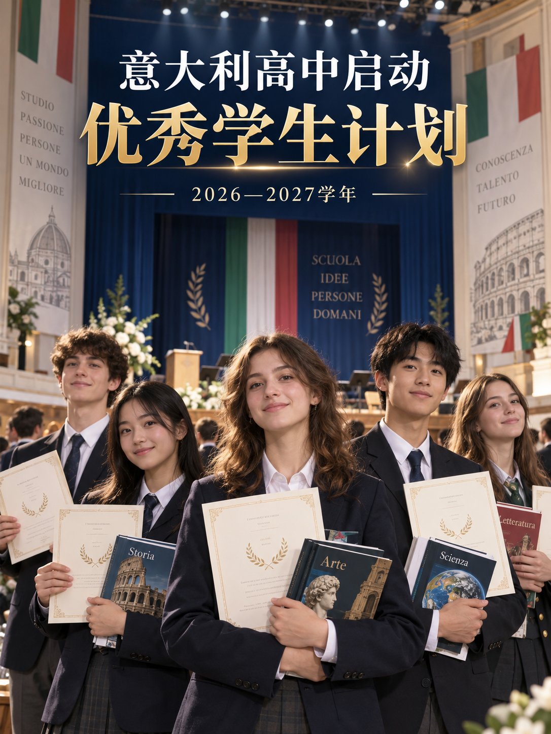 意大利高中启动“优秀学生计划”