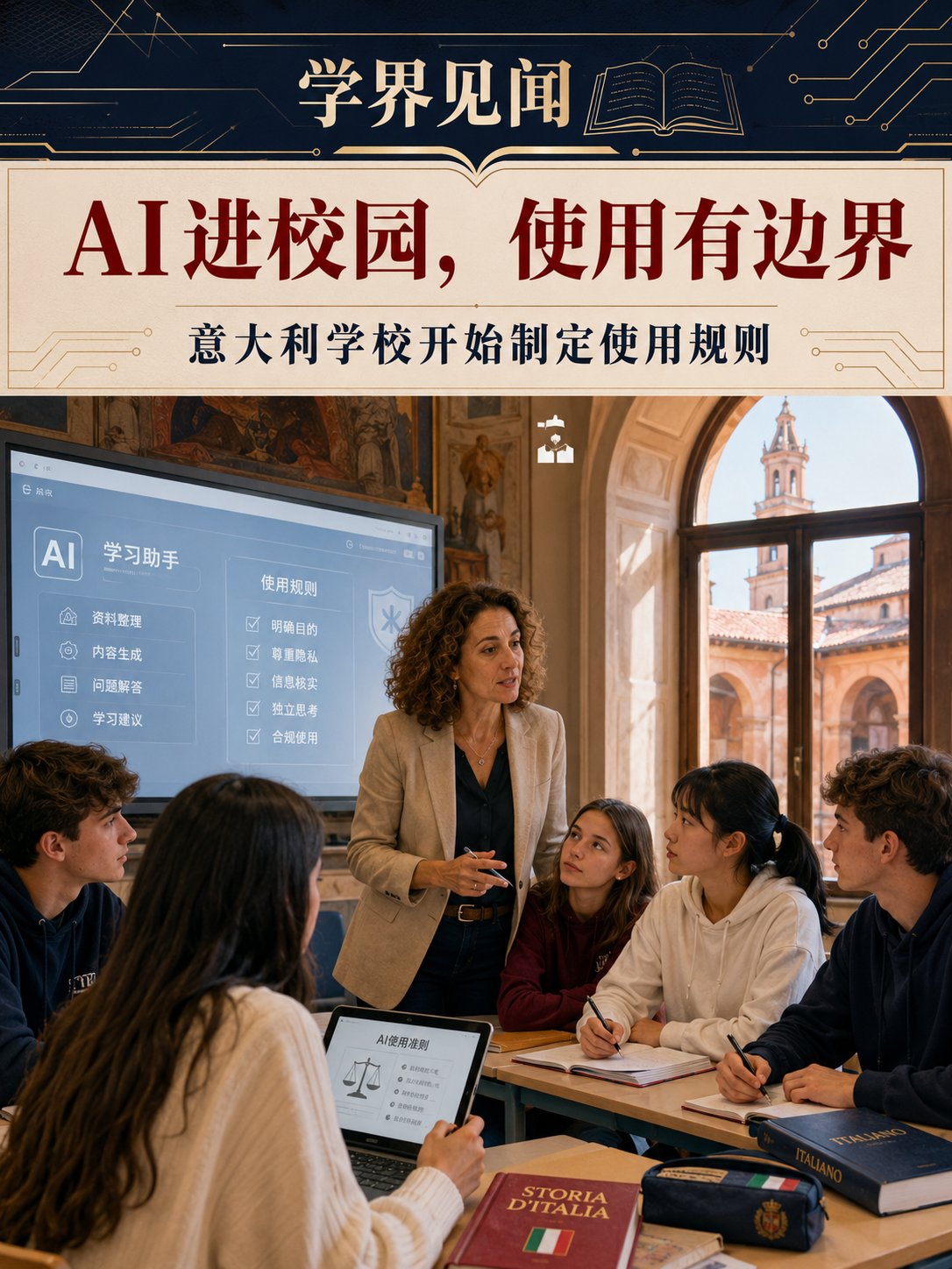 AI进校园，使用有边界
