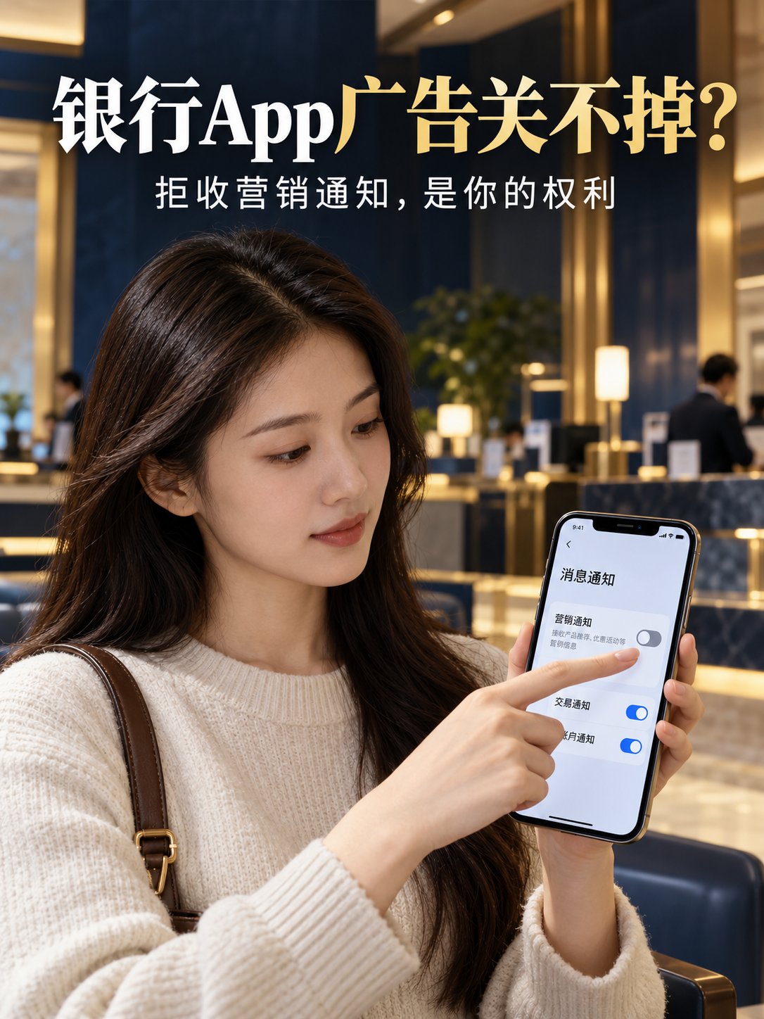 银行App广告关不掉？