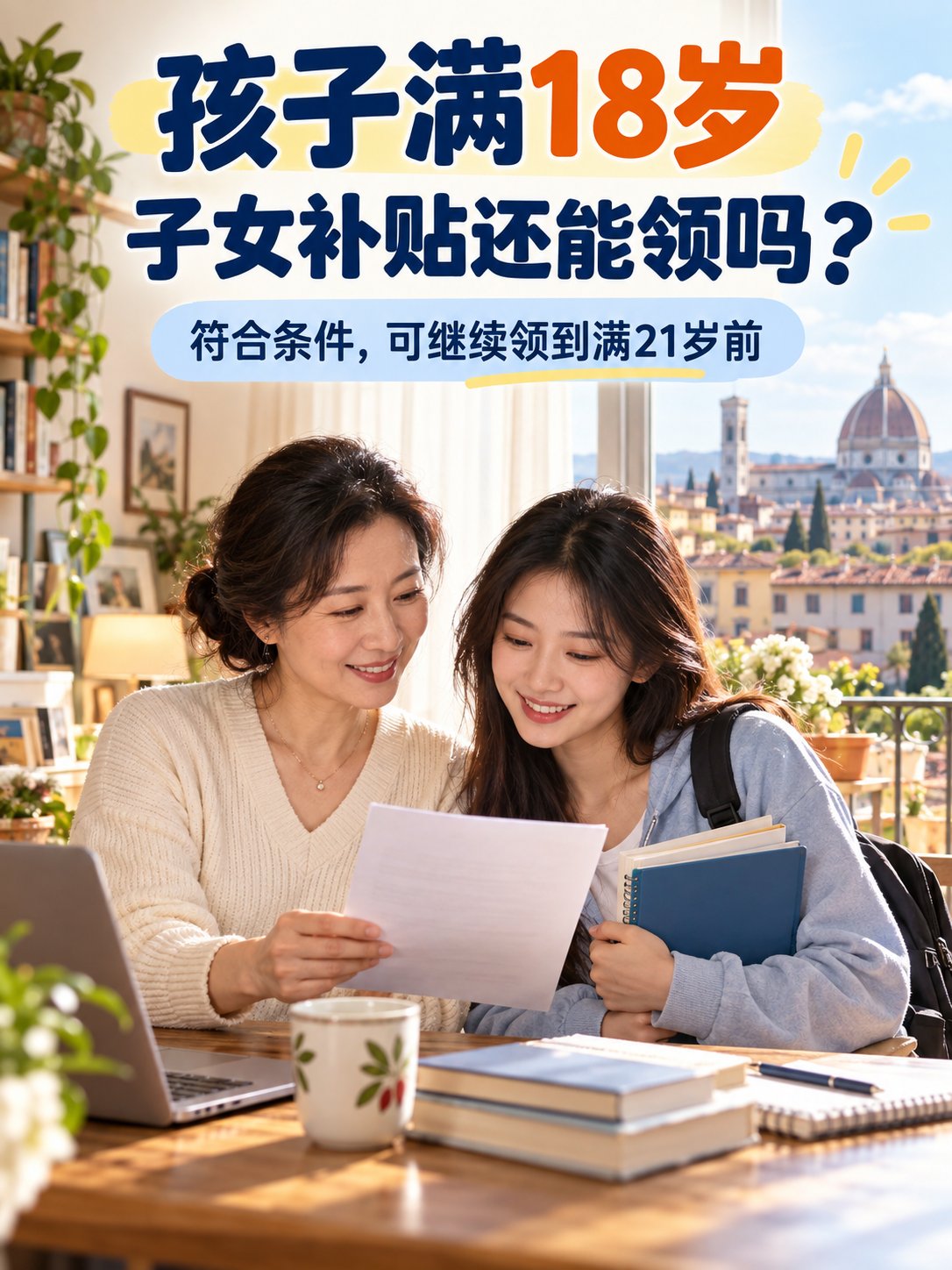 孩子满18岁，符合条件还能继续领！
