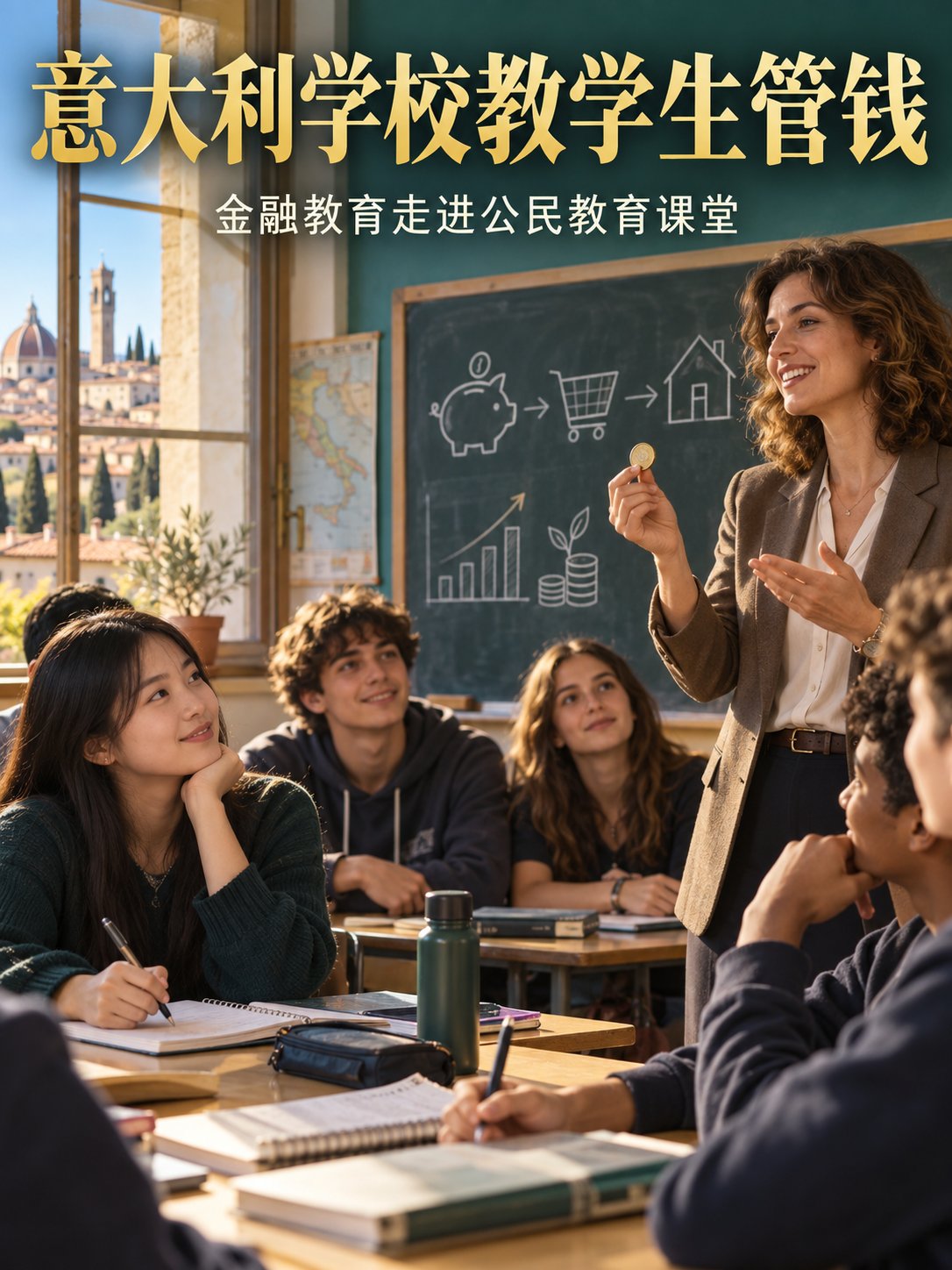 意大利学校开始教学生“怎么管钱”