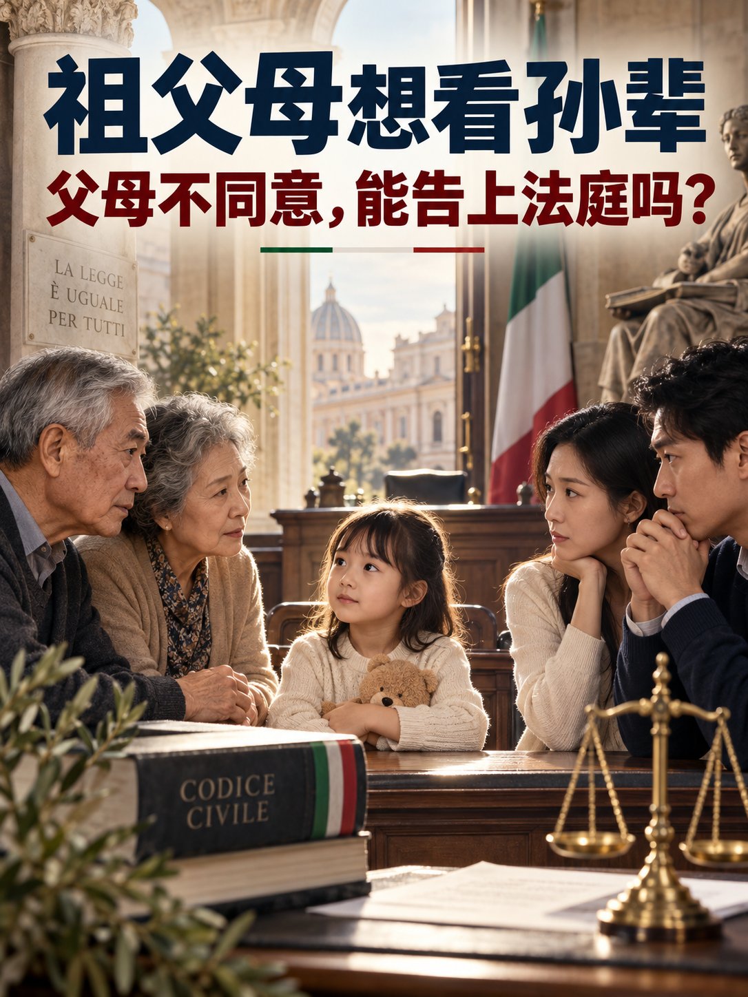 祖父母想看孙辈，父母不同意：能告上法庭吗？
