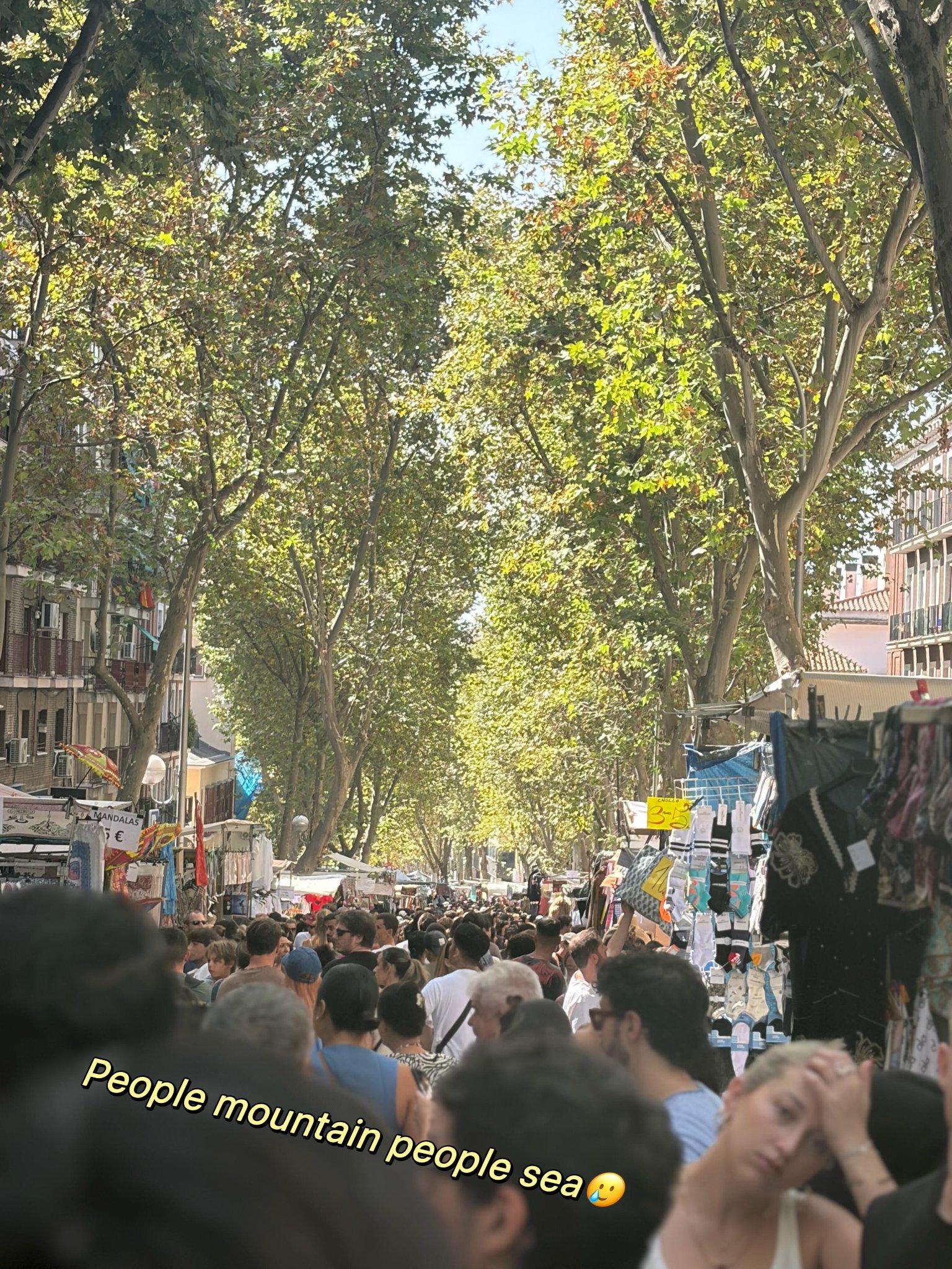 马德里El Rastro跳蚤市场｜人山人海但好逛，逛完去La Latina吃蜗牛