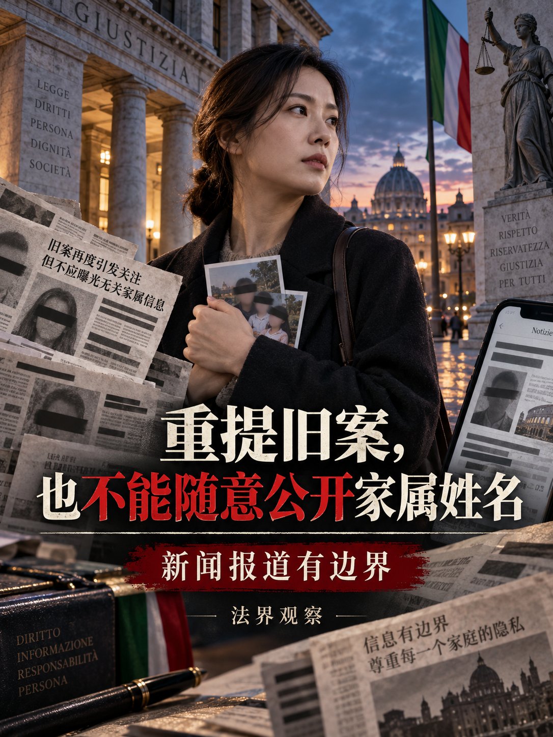重提旧案，也不能随意公开家属姓名