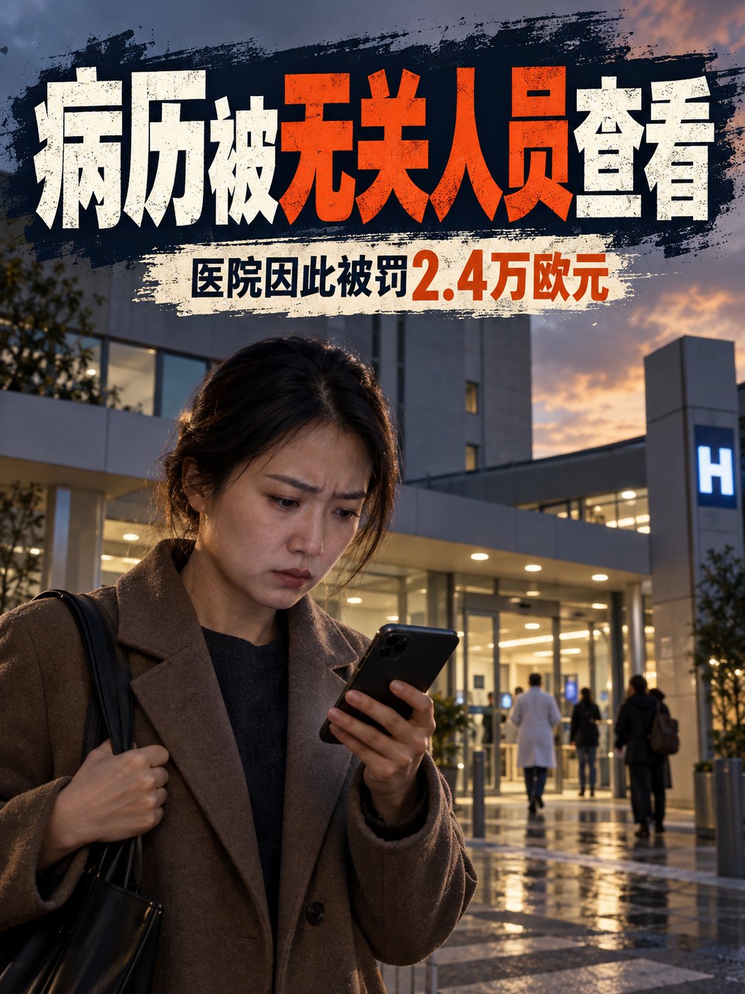 医院员工私看病历，医院被罚2.4万欧元