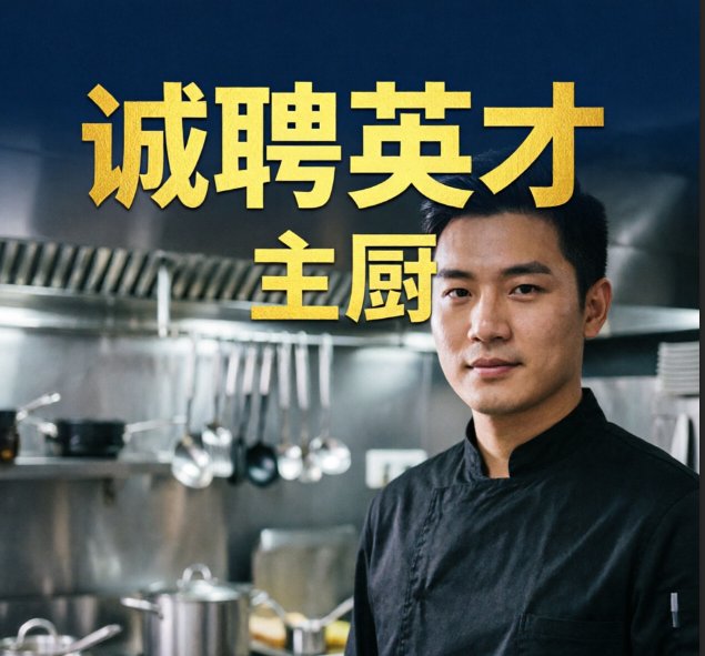 【全西班牙】男求职大厨（有居留，10年以上中餐/日餐经验）