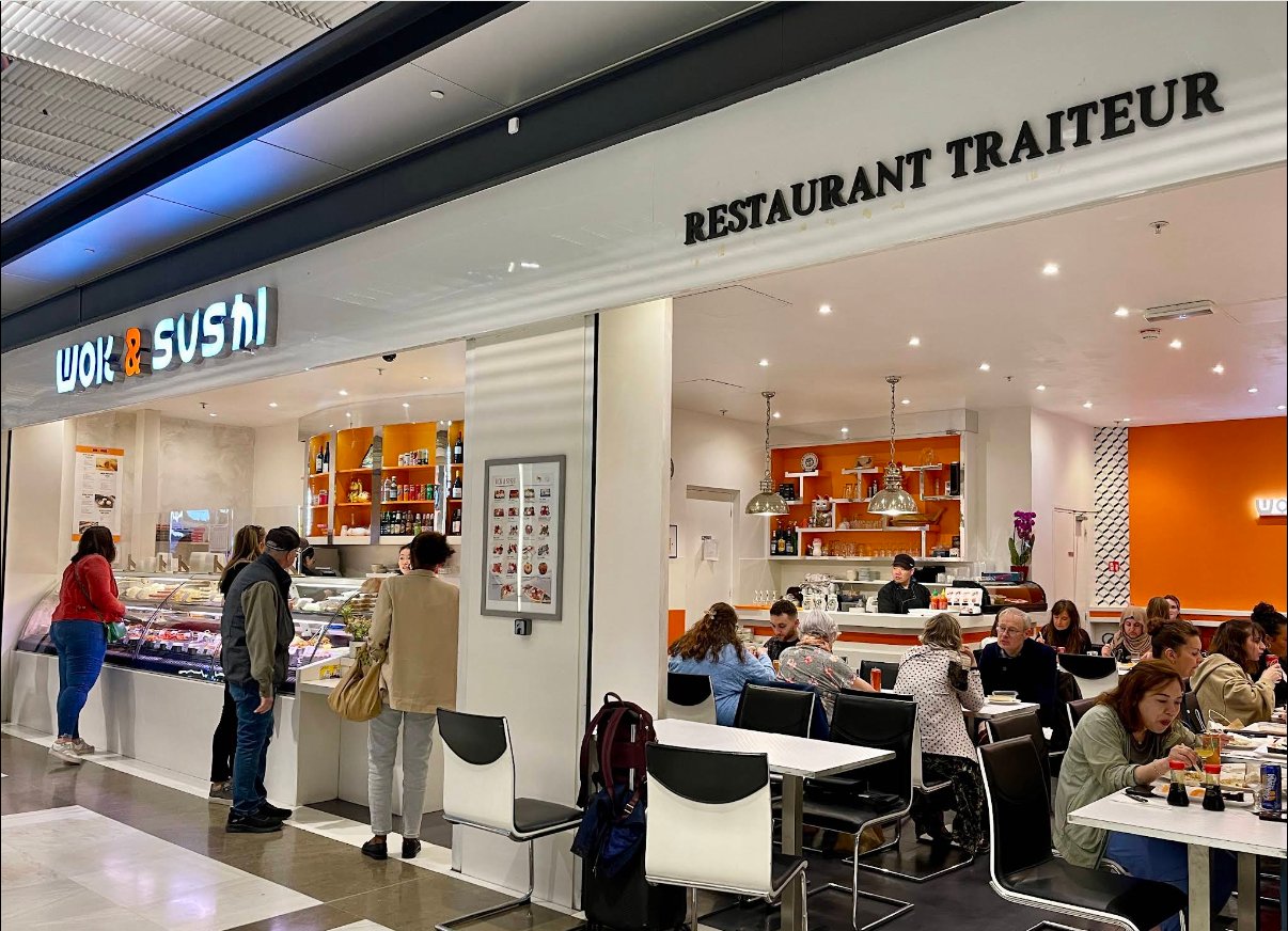 Wok et sushi