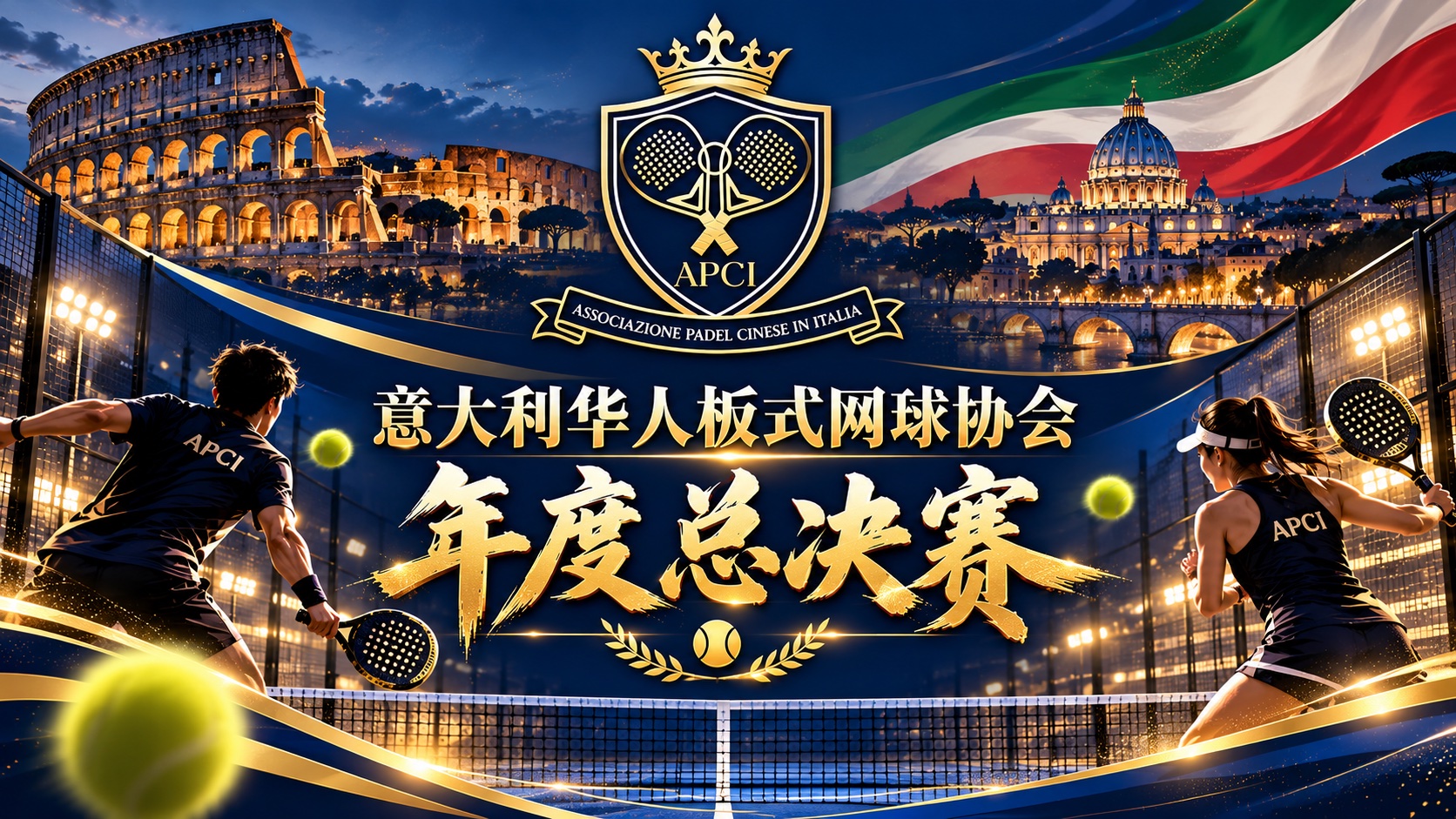 盛况空前，精彩纷呈：APCI意大利板式网球协会 成立一周年年度会员大赛在普拉托圆满落幕