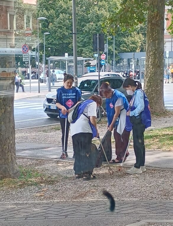 普拉托火车站花园变干净了：华人自发清理垃圾获赞
